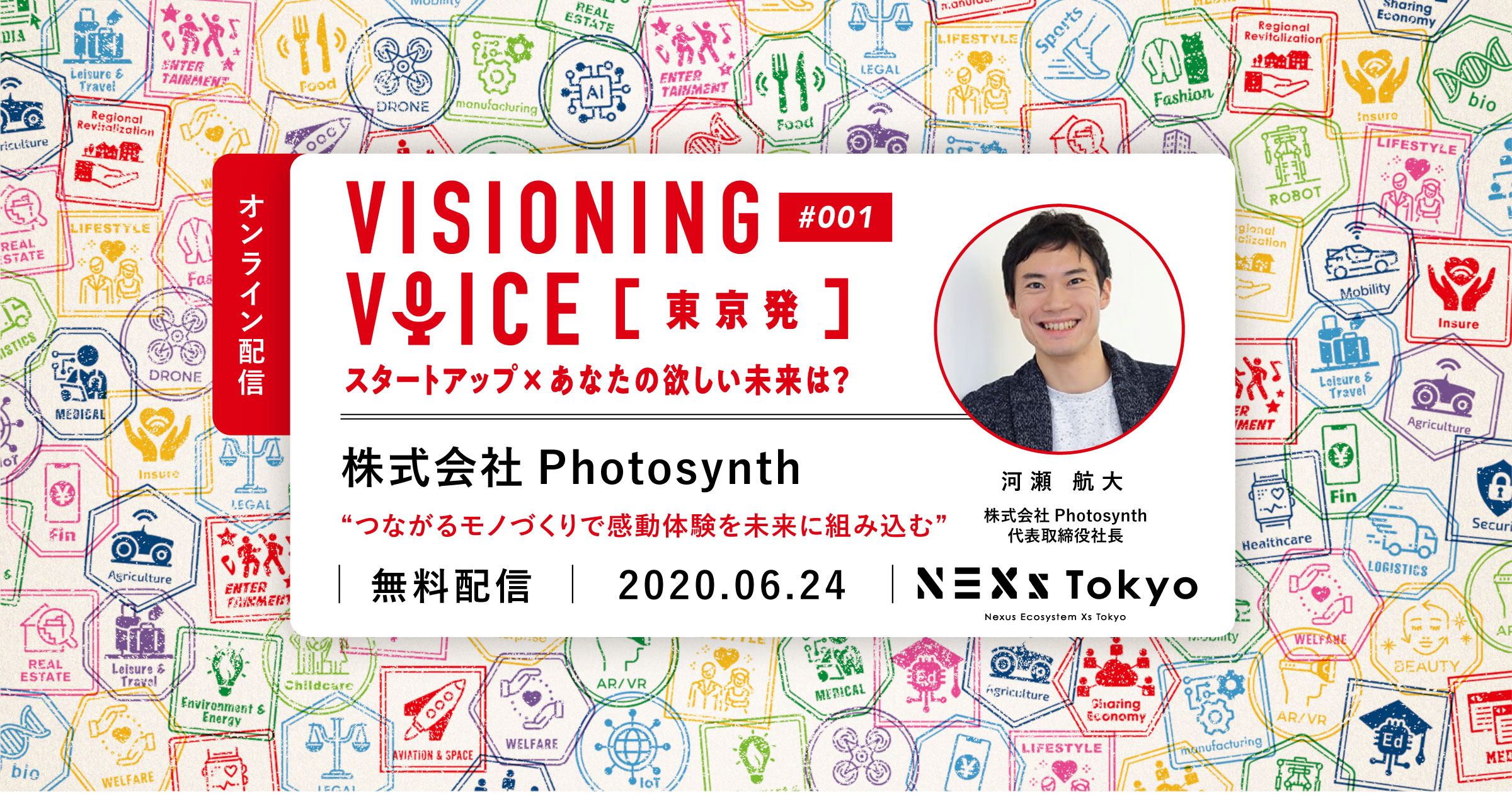 【配信】visioning voice #1 　Photosynth「つながるモノづくりで感動体験を未来に組み込む」