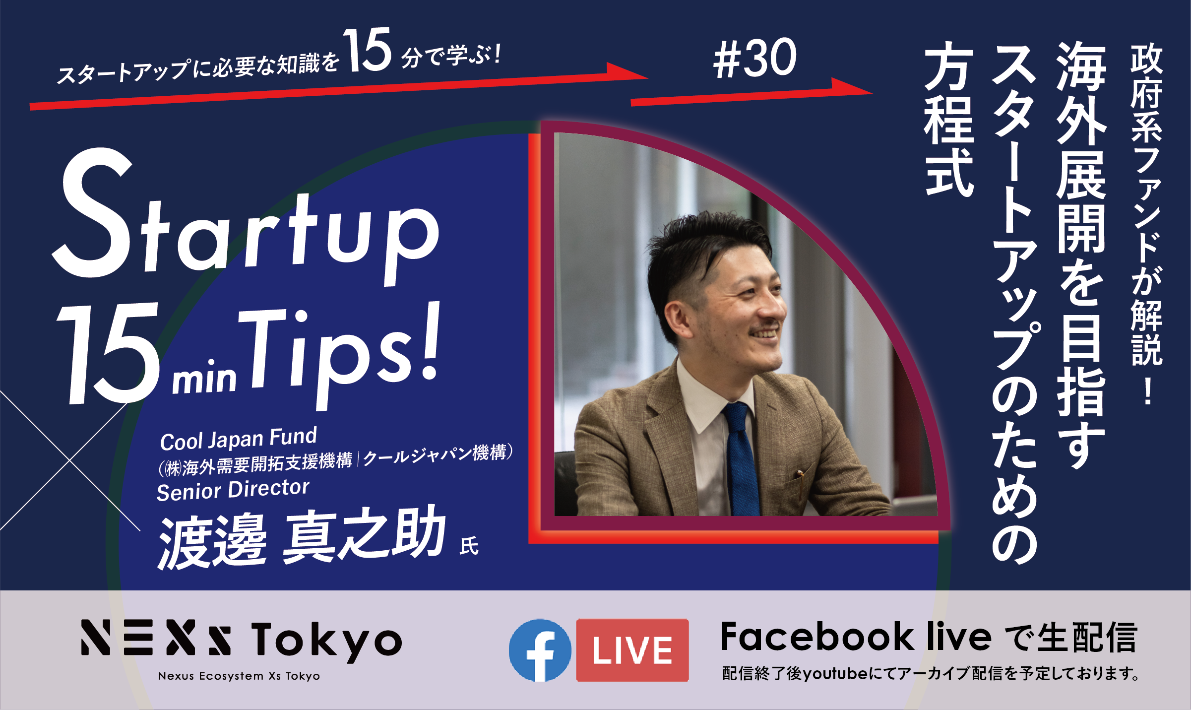 Startup 15min Tips!〜政府系ファンドが解説!海外展開を目指すスタートアップのための方程式~